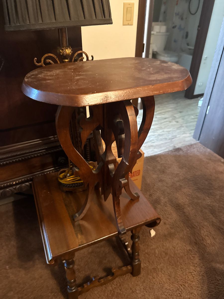 Small Side Table- Mahogany $25