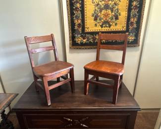 Children's wooden chairs. $10 each