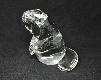 Steuben Glass Beaver