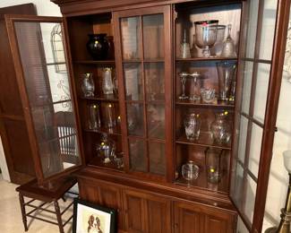 Vases, glassware
