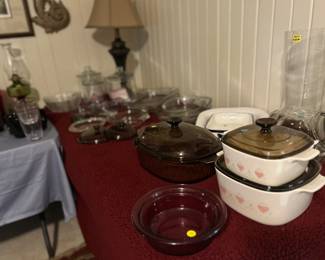 Dinnerware, cooking ware, etc