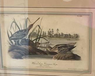 Audubon Bird lithographs Bowen collection