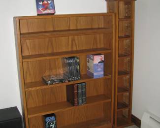 DVD and CD racks