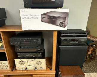 Rarely-Used Magnavox, Sony, Pioneer, Emerson, RCA Stereo Equipment, New-In-Box Insignia Stereo Equipment, JVC Speaker