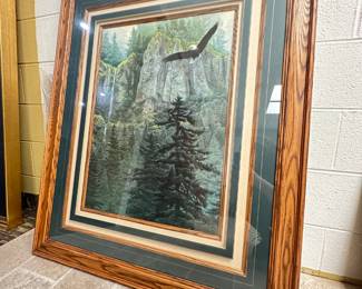 Forest Eagle Portrait, 46" x 37.5"