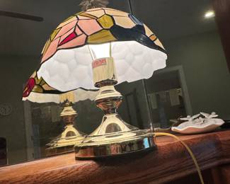 Tiffany-Style Touch-Operated Lamp