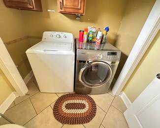 GE Appliances Washing Machine, Samsung Clothes Dryer