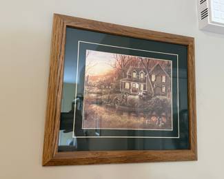 House in Autumn Framed Wall Art