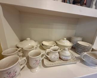 pfaltzgraff tea rose set