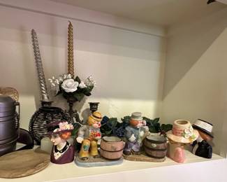 Clown Decor, Taper Candles