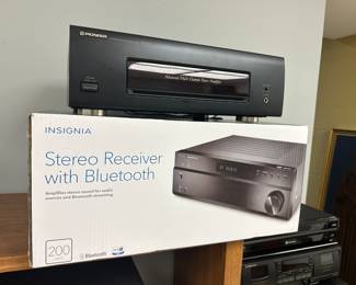 Pioneer Stereo Equipment, New-In-Box Insignia Stereo Receiver w/ Bluetooth