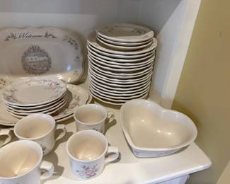 pfaltzgraff tea rose set