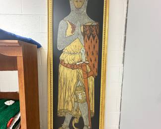 Tall English Stylized Portrait, 88" x 48"