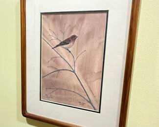 Matching Framed Birds Wall Art