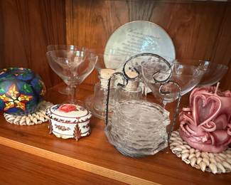 Vintage Glassware and Decor