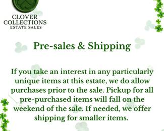 Pre-sales & Shipping