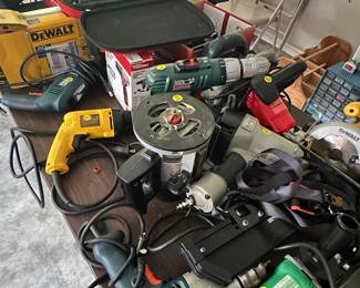 Assorted Power Tools and Hardware