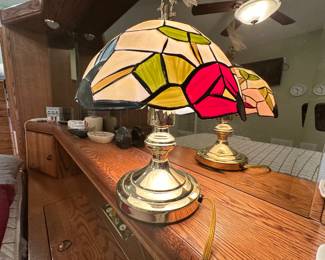 Tiffany-Style Touch-Operated Lamp