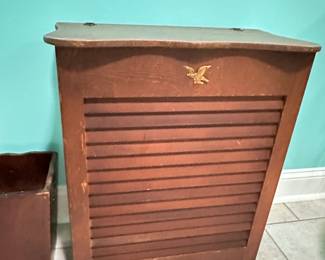 Vintage Towel Storage