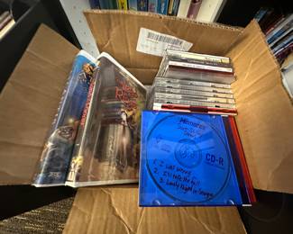 Children's VHS Tapes, Assorted CDs