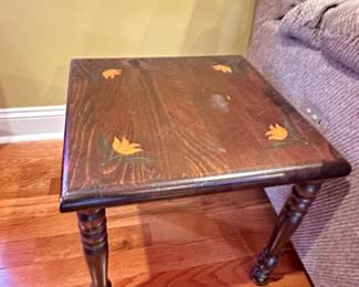 Floral Side Table