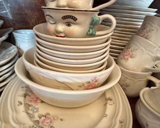 Extensive Matching Floral China Set