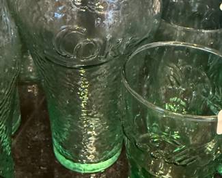 Coca-cola , and coke glasses