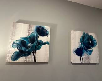 Blue Flower Wall Art