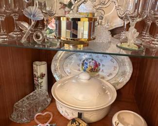 Vintage Glassware and Decor