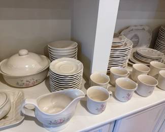 pfaltzgraff tea rose set