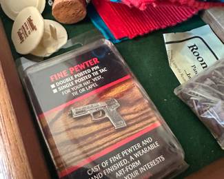 Pewter Pistol Pin