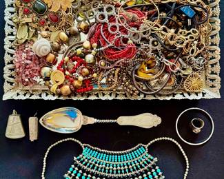 Jewelry - Bracelets, Necklaces, Rings, Pendants, Silver Spoon, etc.