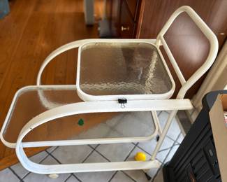 1980s retro bar cart
