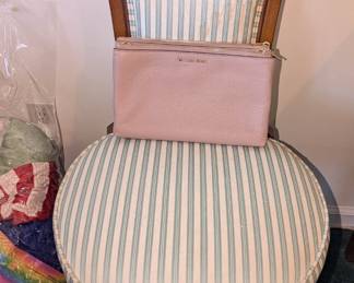 Carved French Regency Chair with Brass Handle