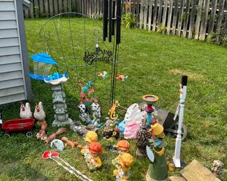 Lots of garden novelties