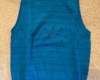 Vintage Turtle Neck Sweater Vest
