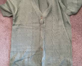 Vintage Short Sleeve Sweater