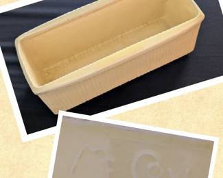 Vintage McCoy Yellow Planter