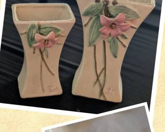 McCoy Pottery Blossom Vases
