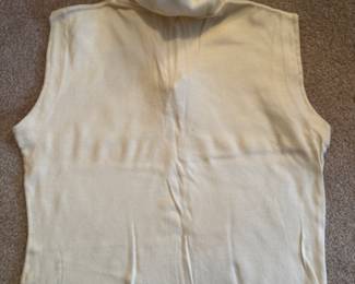 Vintage Turtle Neck Sleeveless Shirt