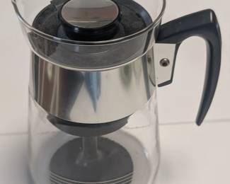 Corning Clear Glass Coffee Pot