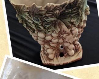 Vintage McCoy Grapes Vase