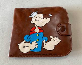 Child’s Popeye wallet. Excellent condition.