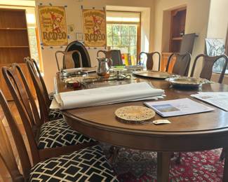 Dining Table 8 Chairs 2 a