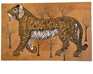Lot 008-002
Jaime Parlade Tiger, Oil on Canvas, 1970s