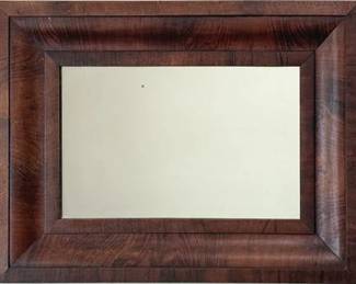Lot 048
19th C Empire Flame Mahogany Mirror