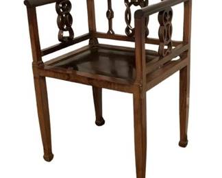 Lot 024-001
Chinese Scholars Chair, Rosewood, Antique