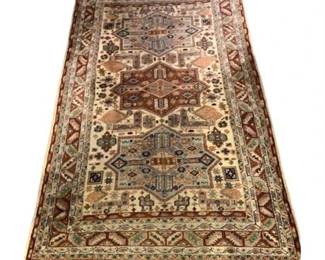 Lot 011
Indian Jaipuri Wool Area Rug, Vintage