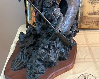 Bronze Sculpture….oh my goodness…. It is heavy!