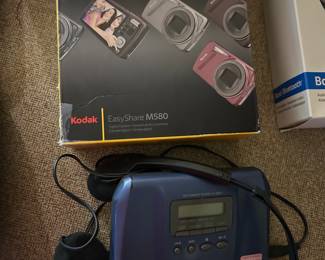 Kodak M580 Camera and Sony Discman